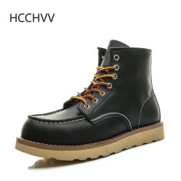 boots Red Black Winter Mens Shoes Desert Keep Warm Vintage Culture Wings Rookie Men Boots Motorcycle Boots Western zapatos de hombre