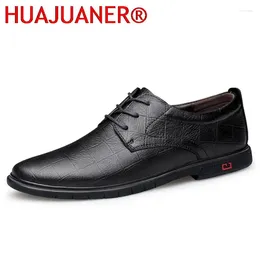 Casual Shoes Genuine Leather Mens Oxford High Quality Male Business Footwear British Style Men Dress Formal