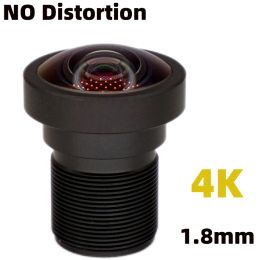 Parts No Distortion HD 4K M12 Mount Lens 1.8mm 1/2.8" For AHD IP Camera Action Camera CCTV 8MP Lens With IR Filter 650nm