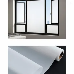 Window Stickers Self Adhesive Matte Frosted Glass Film Privacy Sun Blocking Covering Sticker Suitable For Offices Bathrooms And Bedrooms