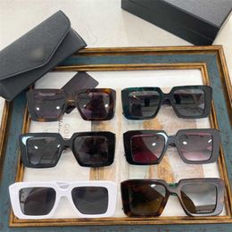 2024 Designer fashion luxury designer sunglasses P Family New Women's Net Red Same Style Personality Box Plate Sunglasses SPR 23Y-S