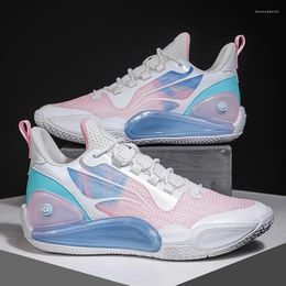 Basketball Shoes QNX-8258 High Quality Mens Sneakers Wearable Low-top Training Sports Trainers Womens Cushion 36-45