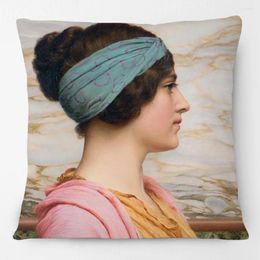 Pillow European British Beautiful Girls Princess Cover Sofa Throw Case