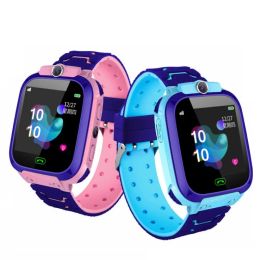 Watches Kids Smart Watch Phone Q12 with SIM Card LBS SOS Camera Tracker Watch Phone For Children