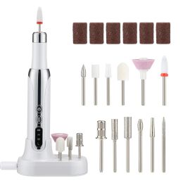 Drills Electric Nail Grinding Machine Drill Manicure Milling Cutter Set Nail Files Drill Bits Polish Remover with Base Beauty Nail Tool