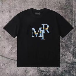 A M I R I BRAND Amris Mens Women Designer Tshirts Short Summer Fashion Printed Shirt Casual With Brand Letter High Quality Hip Hop Streetwear Tshirts 257