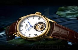 Skeleton Watch Aesop Tourbillon Bussiness Customization Wirstwatch Chronograph Movement 10Bar Waterproof Sapphire Roman Scale Wris7467467