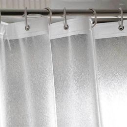 Shower Curtains Durable Curtain Grommet Liner Odor-free Easy Installation 3d Texture Honeycomb Design Suitable For Curved