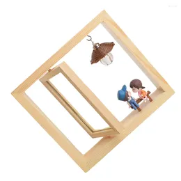 Frames Picture Couple Po Decoration Table Ornaments Adorn Desktop Double-side Lovers