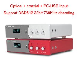 Converter Fevergrade DAC Decoder ES9028 DSD512 HD Lossless Decoding HIFI Device Digital Fibre Coaxial Input USB Sound Card Function