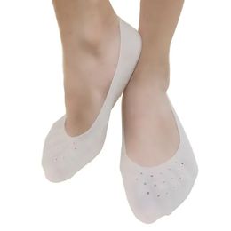 1 Pair Silicone Foot Chapped Care Tool Moisturising Gel Heel Socks Cracked Skin Care Protector Pedicure Health Monitors Massager