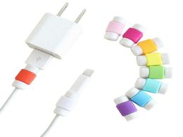 300PcsLot USB Cable Clip Earphone Protector Colorful Earphones Cover For Apple IPhone Samsung HTC 2471959