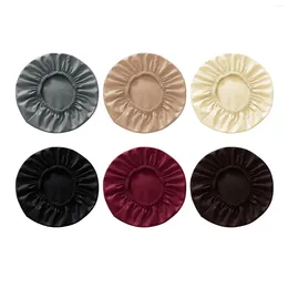 Chair Covers Round Stool Cover PU Leather Seat Protector For Home Bar