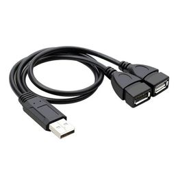 2 In 1 Usb2.0 Extension Cable Male To Female USB Data Cable Charging Cable for Hard Disc Network Card Connectionfor USB data transfer cable