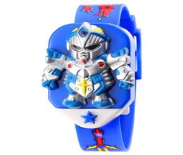 Skmei Brand Roboter Cartoon Kid Uhren schöne Jungen elektronische Armbanduhr für Geschenk Digital Girls Clock Relogio Infanti 1751l25201411126