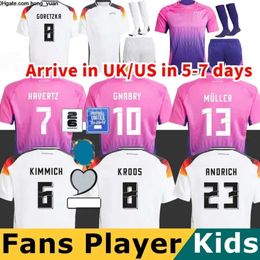 25 HAVERTZ 24 BRANDT SANE Soccer Jersey Euro Cup GerMANys National Team Football Shirts 2025 Men Kids Kit Set Women Home Away Purple GNABRY MULLER HOFMANN