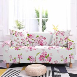 Chair Covers French Pastoral Flower Printed Sofa Cover Elastic Dustproof And Wrinkle Resistant Universal Decoration For Multi-person