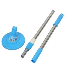 Spin Mop Pole Handle Replacement for Floor 360 Degrees Rotating Floor Mop Pole No Foot Pedal Version Handle Cleaning Tool Kit 240329