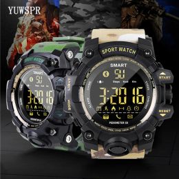 Watches Camouflage Military Smart Sports Watches for Men Waterproof Stopwatch Digital Wristwatch Mens Electronics Smartwatches EX16S