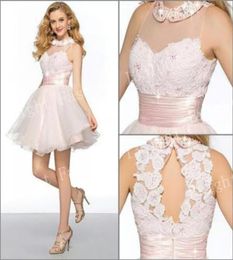 Romantic Elegant Short Mini occasion Homecoming Dresses Fashion Short Fluffy Prom Dresses For Girls Party Gowns Custom Made3075643