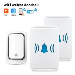 Tuya WiFi Wireless Candell No Battery Ne è richiesto Wireless Wireless Wireless Wireless Smart Life App Impostazione Smart Door Bell