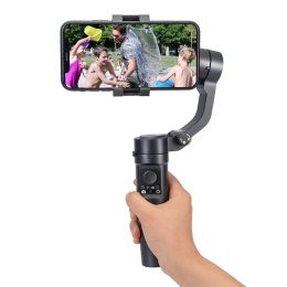 Monopods Wireless Bluetooth Phone Gimbal Stabilizer 3Axis Handheld Gimbal for Smartphone Tripod Gimbal Stabilizer Gimbal for Vlog Record