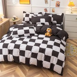 Bedding Sets SetDuvet Cover Set Plant Pattern Home TextileDuvet Flat Sheet Pillowcase Soft Comfort El Chic Classic Boys