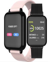 1PCS Fashion B57 Colour Screen Smart Watch Heart Rate Blood Pressure Oximeter Step Call Reminder Bluetooth Sports Bracelet5102710