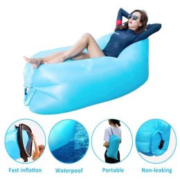 Gear Outdoor Iatable Sofa Bed Camping Accessories Iatable Lounger Beach Camping Camping Equipment Portable Leakproof Waterproof