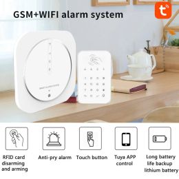 Kits WiFi Alarm System Kit SecCube 3 Tuya Smart Home Security Protection Support RFID Tags Wireless Siren APP Remote Control