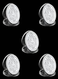 5pcs Scottsdale Mint Omnia Paratus Craft 1 Troy OZ Silver Plated Coin Collection With Hard Acrylic Capsule1727510