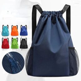 Storage Bags Bundle Pocket Backpack For Men And Women Simple Travel Large Capacity Drawstring Fitness Sports Basketball Bag