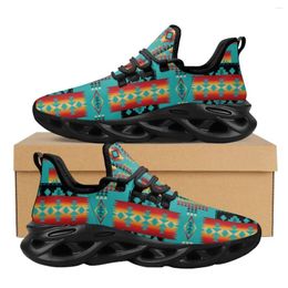 Casual Shoes INSTANTARTS Ethnic Tribal Aztec Pattern Mesh Absorbing Running Trend Comfortable Soft Women Business Footwear