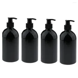 Liquid Soap Dispenser Empty Pump Bottles Kitchen Large Capacity Refillable Containers Soaps 500mL Lotion Black