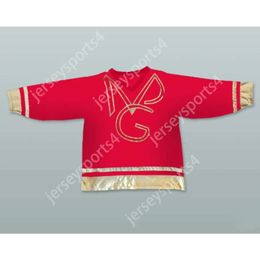 Gdsir Custom RED PRINCE AND THE POWER GENERATION HOCKEY JERSEY NEW Top Ed S-M-L-XL-XXL-3XL-4XL-5XL-6XL