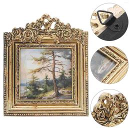 Frames Wall Hanging Picture Frame Decorative Po Retro Holder Home Supplies