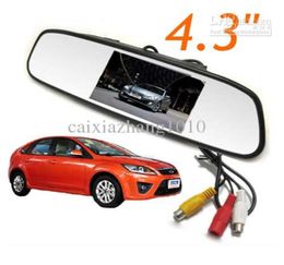 43quot TFT Screen LCD Car Rearview Mirror Monitor For Car DVR Rear View Camera4692554