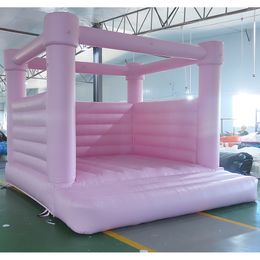 13x13ft 4x4m pastel pink Inflatable Wedding Bouncer birthday Jumper Bouncy Castle for anniversary party