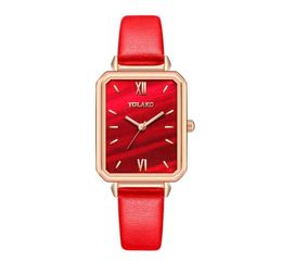 New Arrivals TimeLimited Watch Ultrathin Squares Commuter Temperament Compact Fashion Lady Watch One Generation Tidal Table 9248686