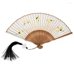 Decorative Figurines Fan Folding Hand Fans Foldable Chinese Wall Large Decorhandheld Japanesesilk Vintage Floral Heldweddings Small Craft