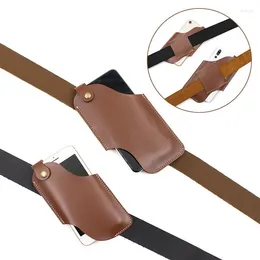 Waist Bags Men's Wrist Hanging Leather Mobile Phone Case Belt Running Bag Outdoor Sports Protection