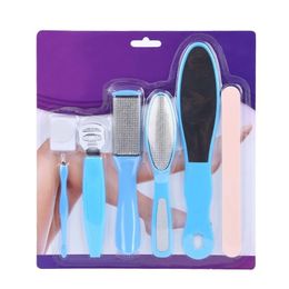 2024 8-piece Foot Grinding Artifact, Pedicure Knife Tool Set, Foot Rubbing Board, Brushing Off Dead Skin File, Scraping Foot SolePedicure knife kit