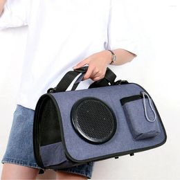 Cat Carriers With Window And Pocket Oxford Cloth Breathable Pet Travel Carrier Handbag Dog Bag Outdoor Shoulder