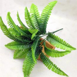 Decorative Flowers Artificial Fern Persian Leaves Flower Wedding Home Office Decorations;Artificial Decor