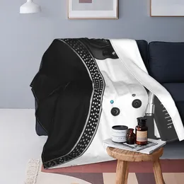 Blankets Technics Turntable MKII Ultra-Soft Micro Fleece Blanket Modern Warm Bedroom Multi Style