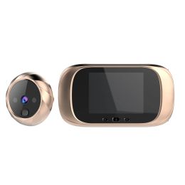 System Digital Door Video Peephole Camera Battery Powered Door Viewer with Night Vision Camera Long Standby for Home Apartment Security