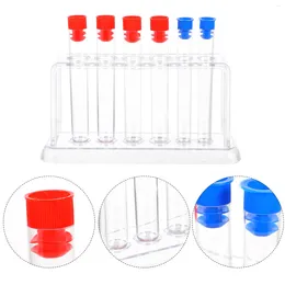 Ultechnovo Clear Container Falcon Tube Disposable Test Racks Set Laboratory Tubes Rack