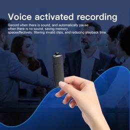 Recorder SRUTON Mini Digital Voice Recorder Portable U Disc Recorder Q82 Smart Noise Cancelling Suitable for Lectures Interview Meetings