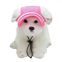 Dog Apparel Stylish Cap Attractive Cat Outdoor Mesh Sun Hat Pet Sunscreen Breathable Eye-catching Headgear Supplies