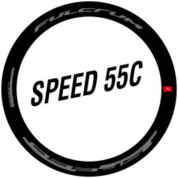 Accessories fulcrum Two Wheel Stickers Set for Speed 55C Racing Speed Road Bike Carbon Bicycle Cycling Decals